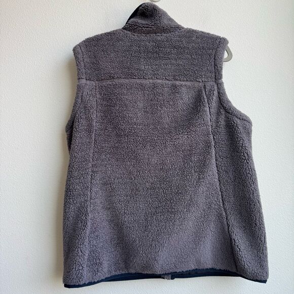 The North Face Jacket Campshire Vest Sherpa Fleece Full Zip Cozy Rabbit Grey XL - Picture 8 of 10
